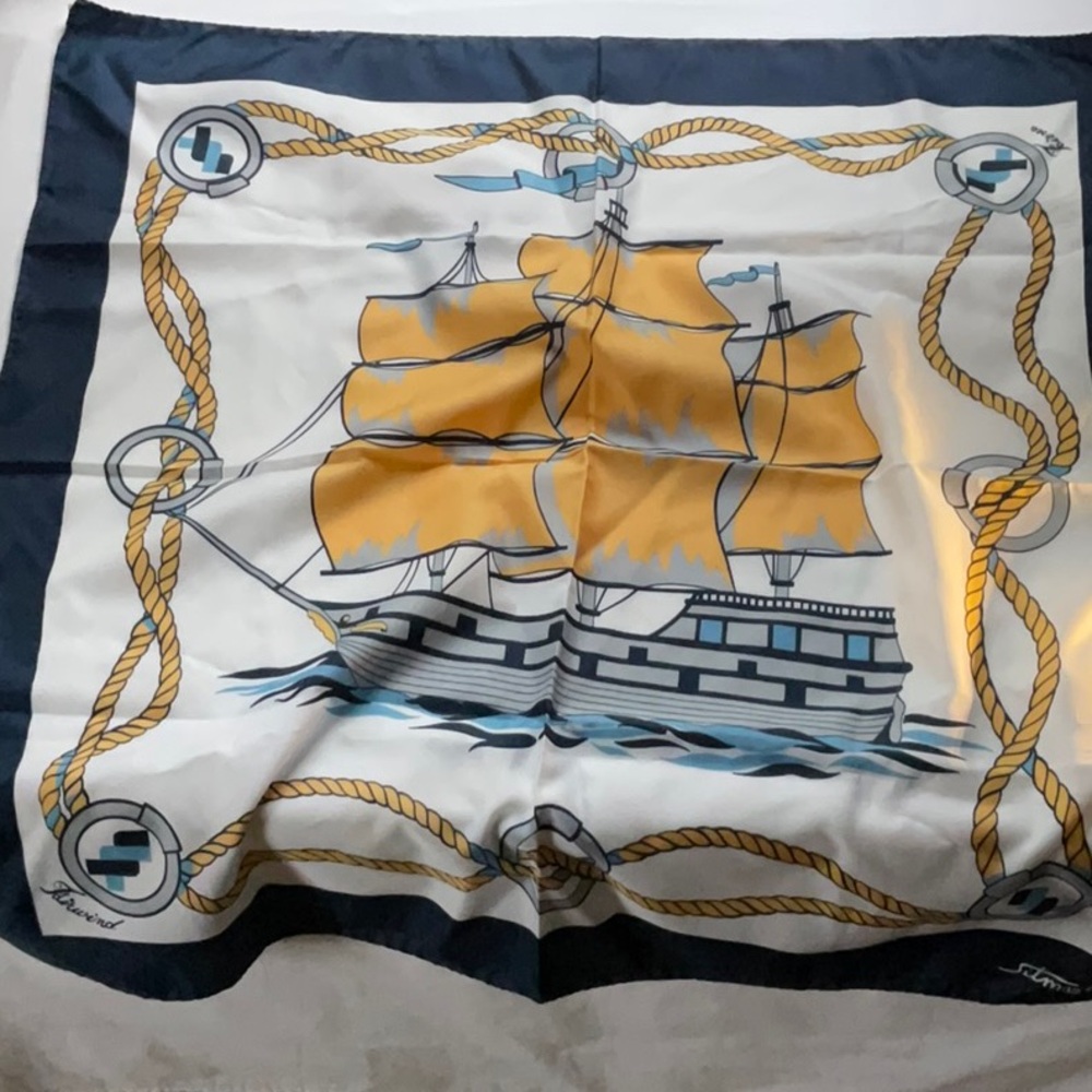 Vintage Sitmar Cruises Fairwind Scarf